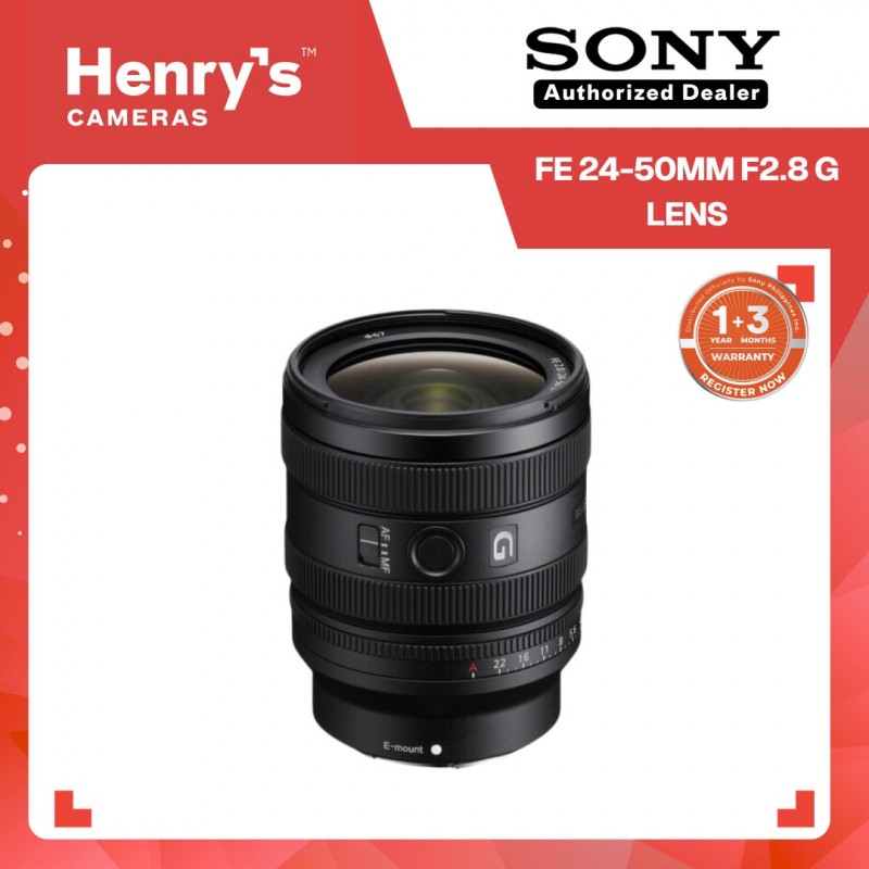Sony FE 24-50mm F2.8 G Lens